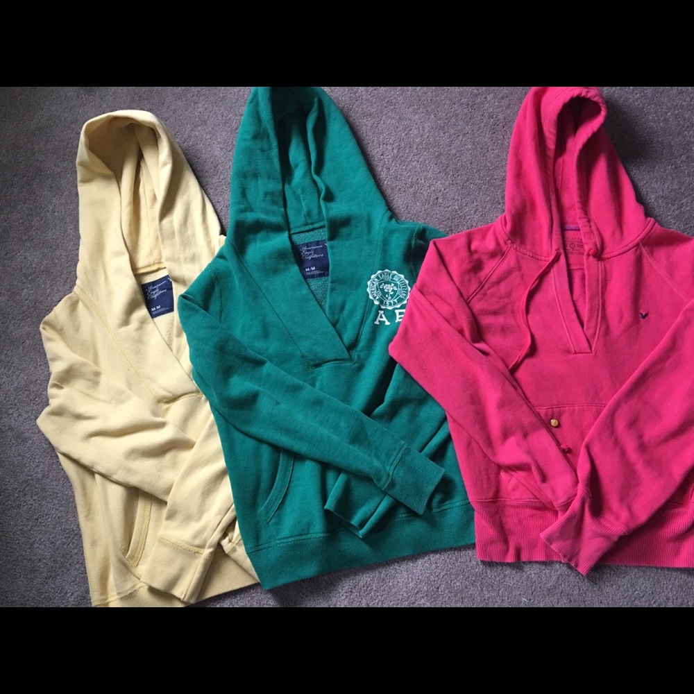 Set of 3 America Eagle Sweatshirts